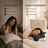 NUVORA ContourCloud™ Cooling Memory Foam Pillow