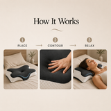 NUVORA ContourCloud™ Cooling Memory Foam Pillow