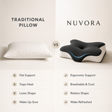 NUVORA ContourCloud™ Cooling Memory Foam Pillow
