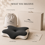 NUVORA ContourCloud™ Cooling Memory Foam Pillow